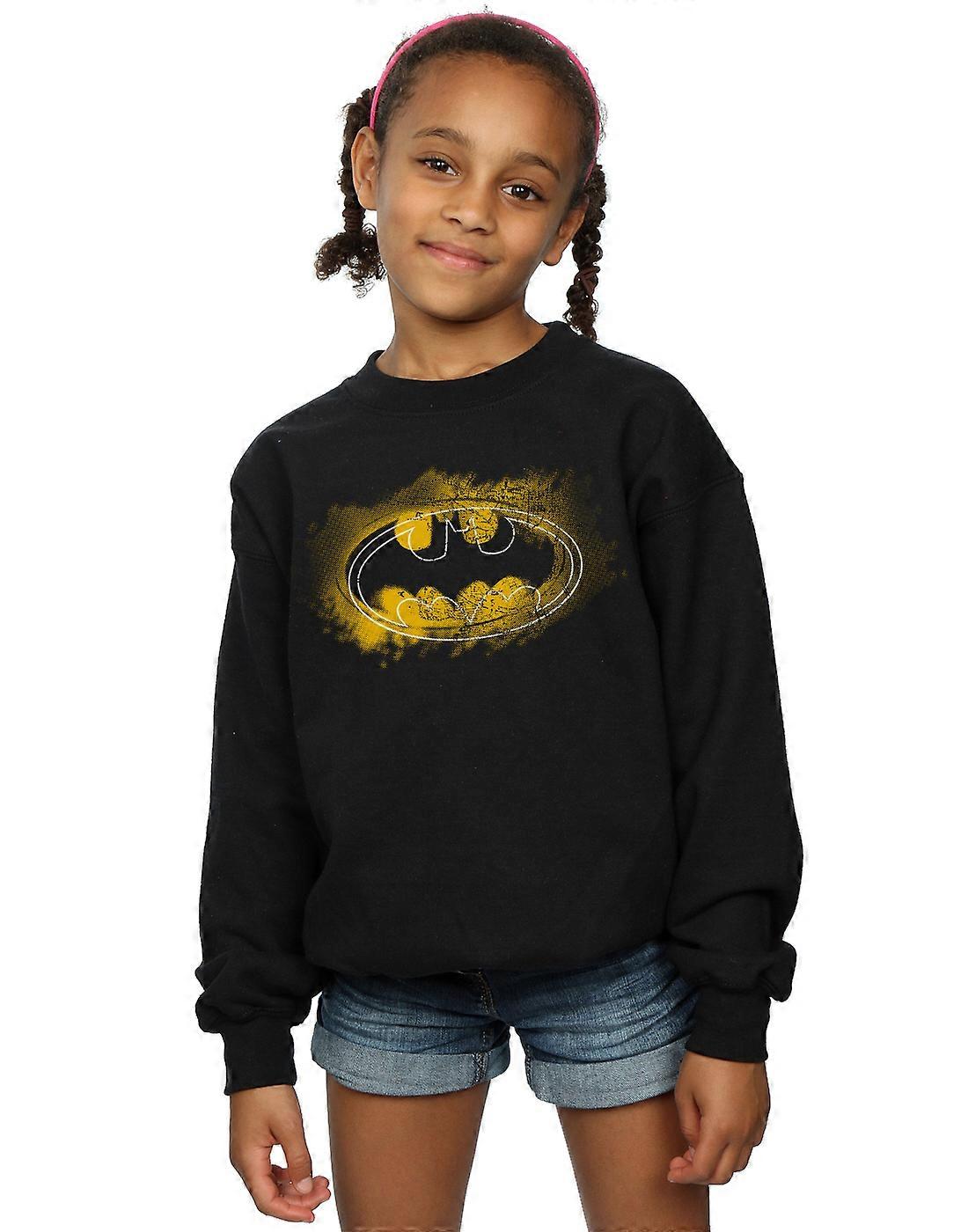 DC Comics filles Batman Spray Logo Sweatshirt