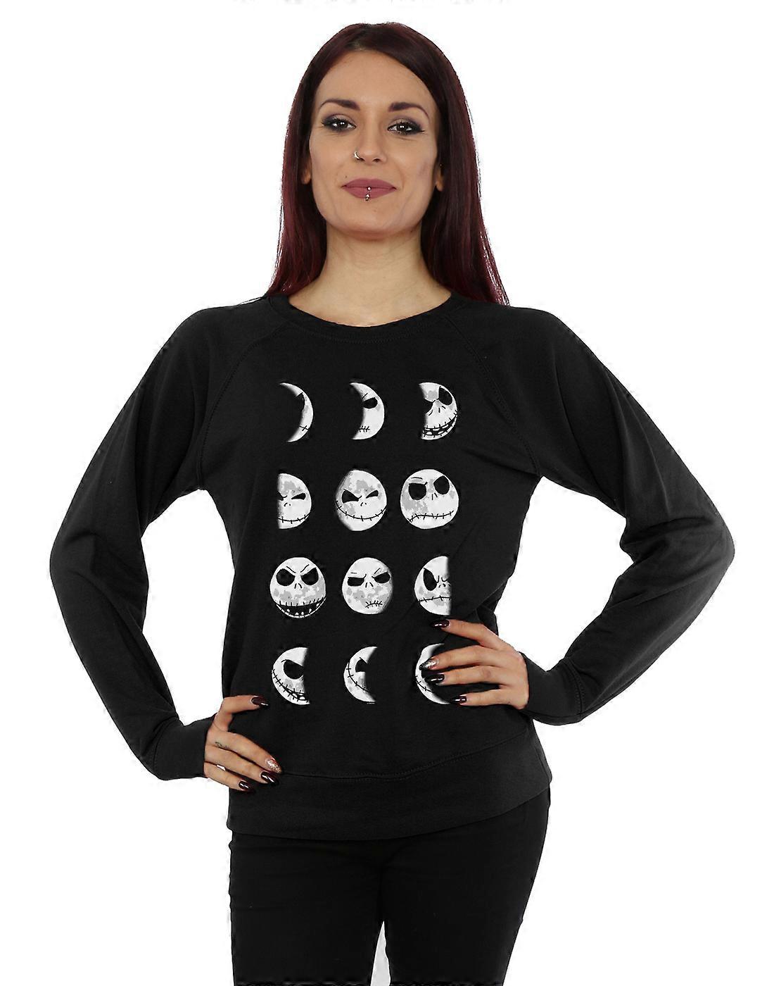 Disney Women's Nightmare Before Christmas Jack Moon Sweatshirt