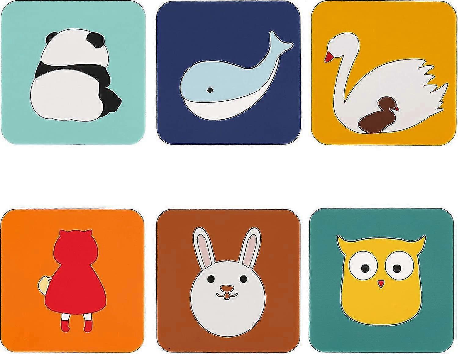 Non-slip Square Coasters (8.5 X 8.5 Cm)