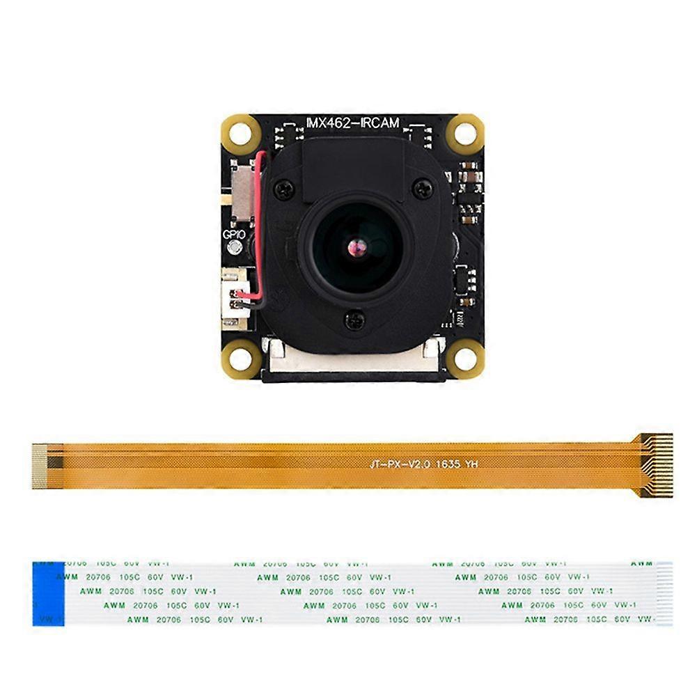 IMX462 IR-CUT Camera 90 DFOV Starlight Camera Sensor 2MP Fixed-Focus Camera for Raspberry Pi 5/4B Series Boards