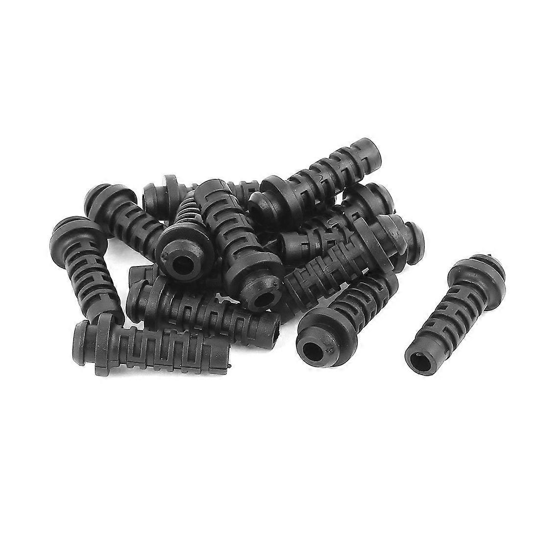 15 Pack Rubber Cord Protector Boot 27mm Cable Strain Relief Sleeve for Wire Damage Prevention