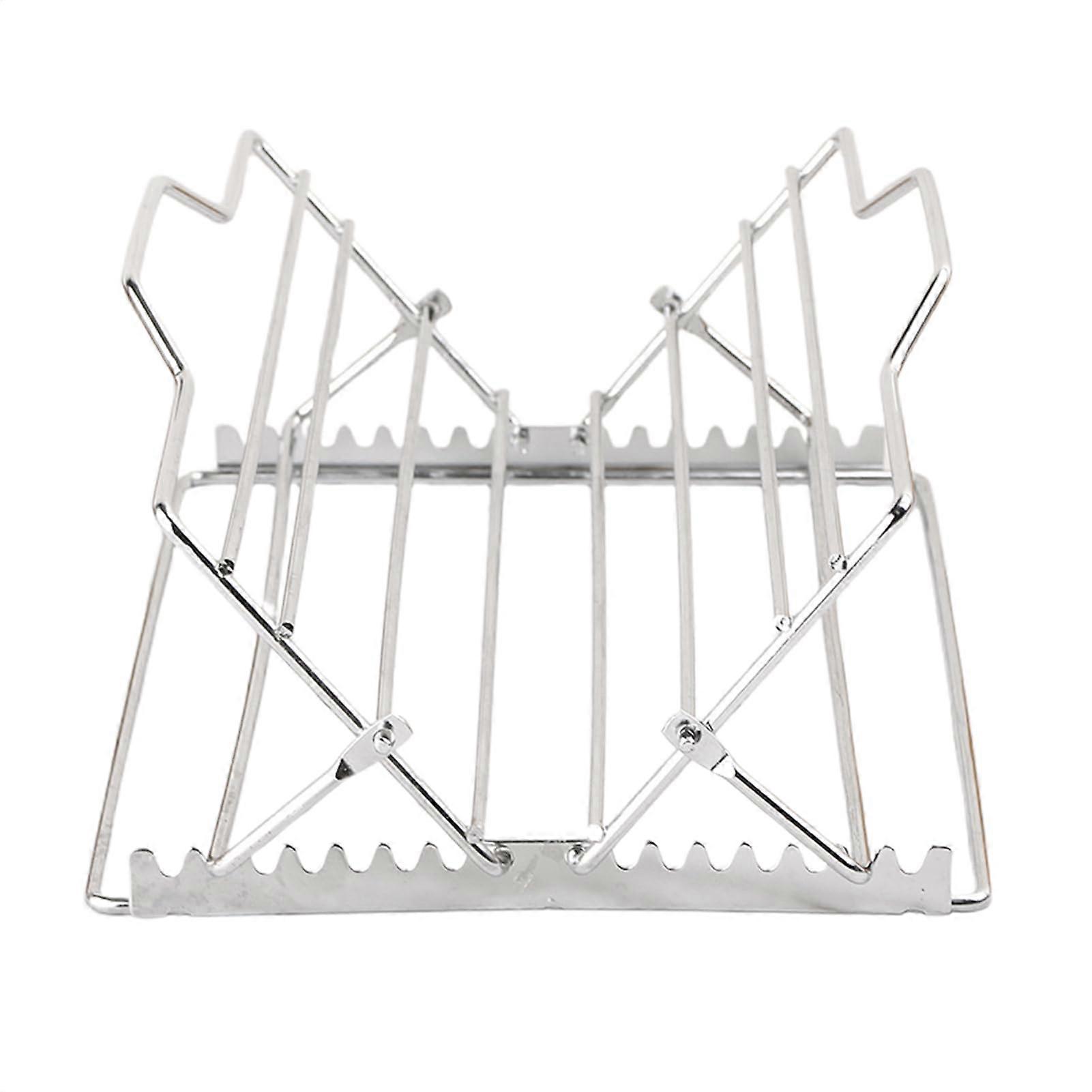 Roasting Rack Stainless Steel Adjustable Baking Rack for Oven Turkey Meat Cooling RustResistant