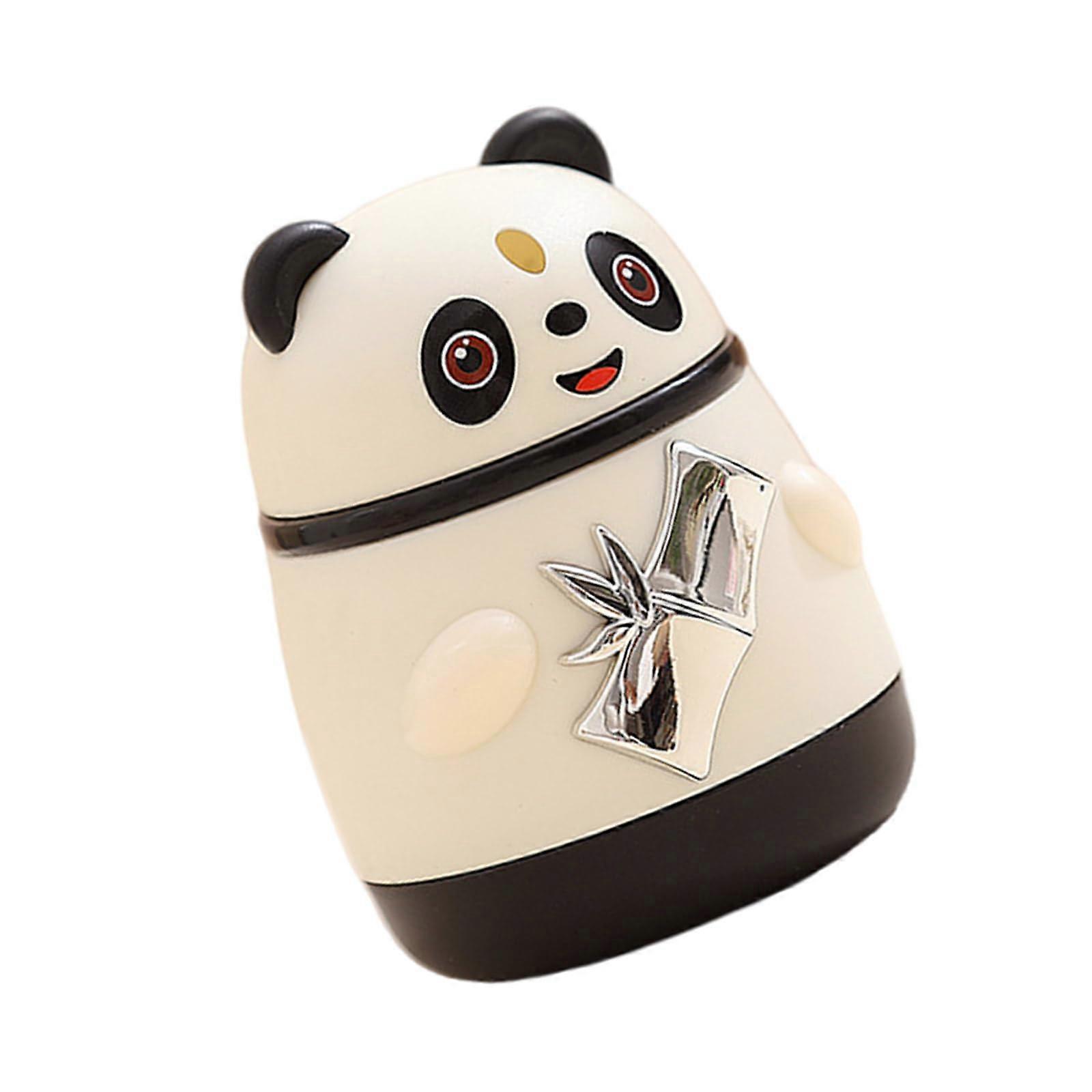 Automatic Toothpick Dispenser with Cute Panda Design, Push Button Holder for Home and Restaurant