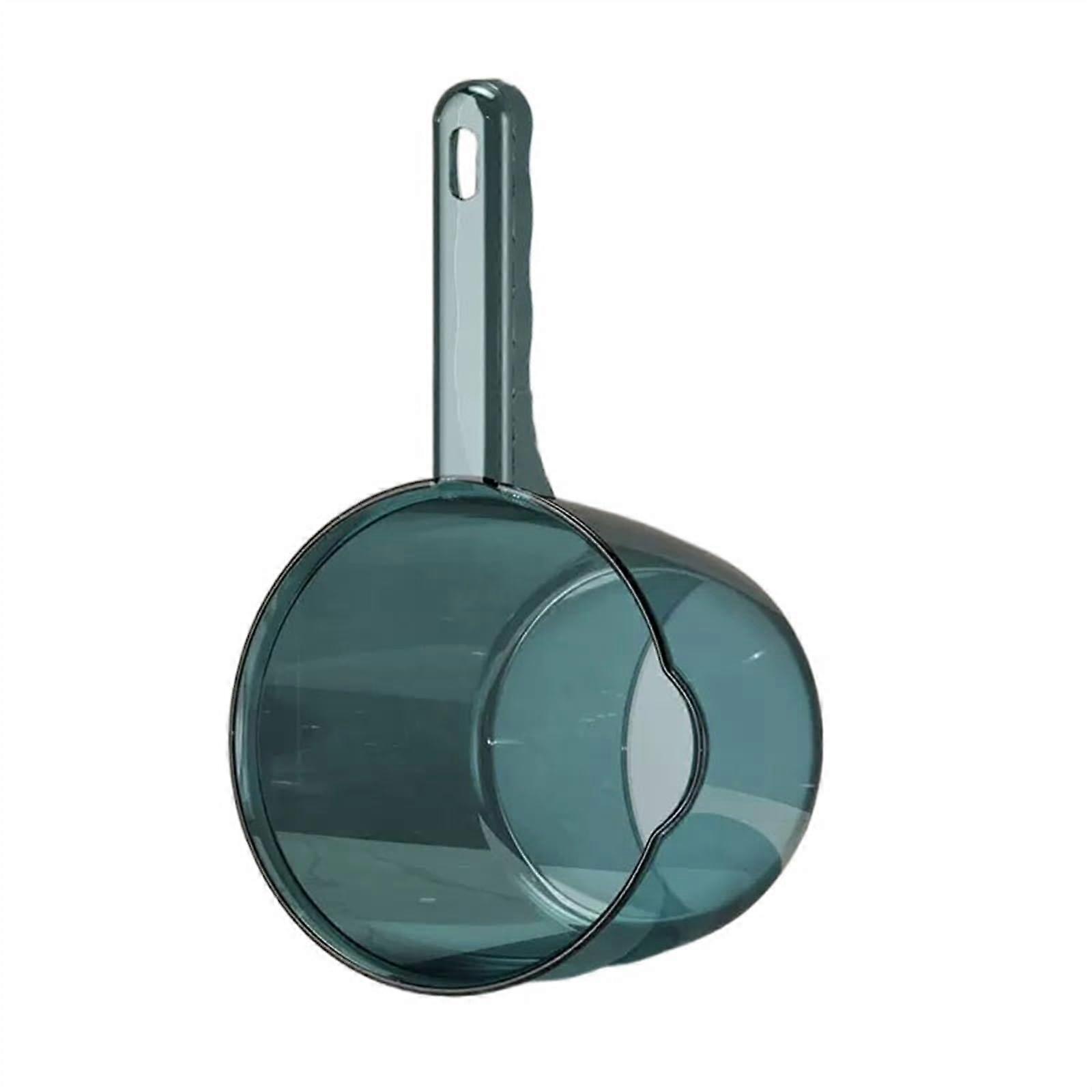 Large Blue Plastic Serving Spoon with Long Handle and Durable FoodGrade Material