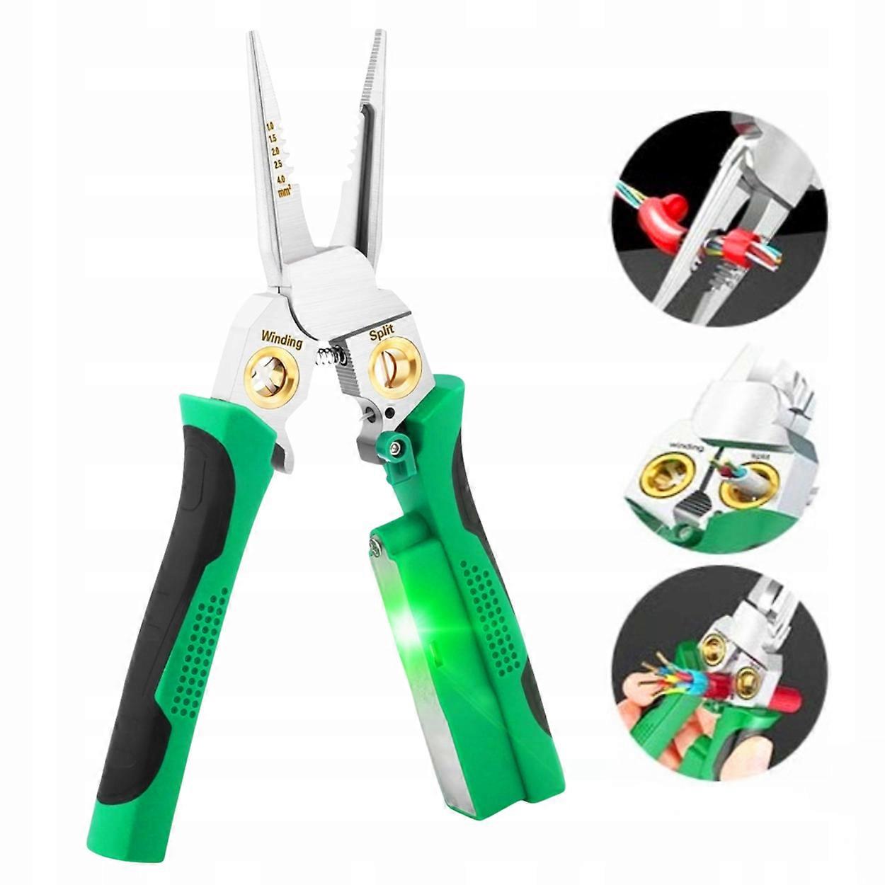 8-in-1 Multifunctional Wire Stripping and Crimping Pliers