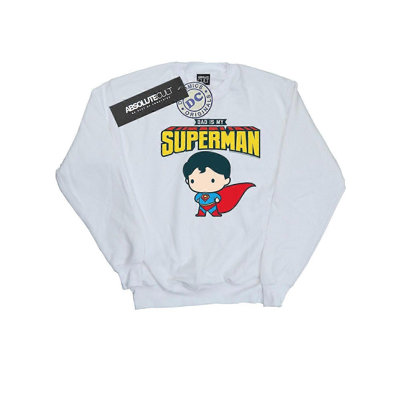 DC Comics Boys Superman Mi papá es mi sudadera de héroe
