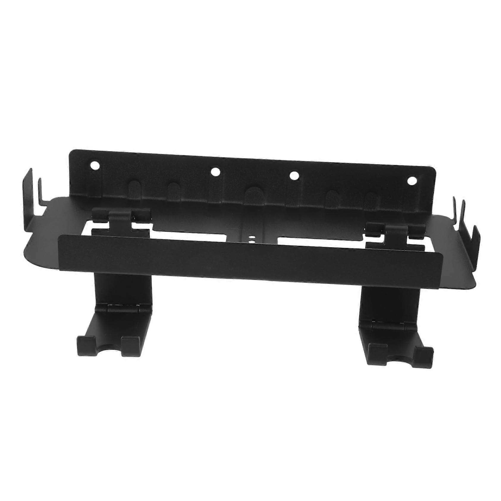 Game Console Wall Mount with Controller Organizer and Headphone Hanger, SpaceSaving Vertical Stand