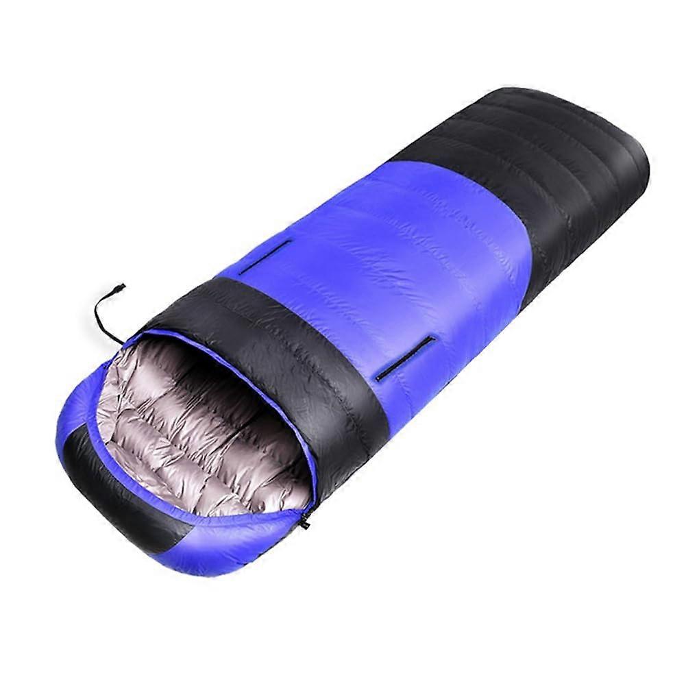 Heated Sleeping Bag with USB Heating and Down Padding, Machine Washable for Camping Comfort