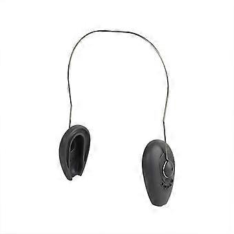 Professional salon silicone ear covers, soft earmuffs with steel rings, non-slip, for use with hair treatments, perms, and hair coloring too