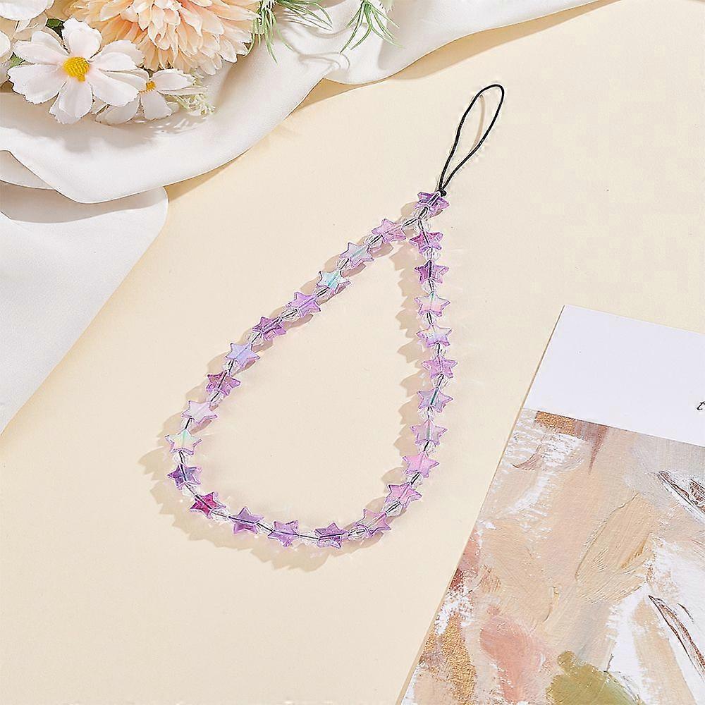 Plastic Star Mobile Straps Mobile Accessories Decoration Plum 255mm
