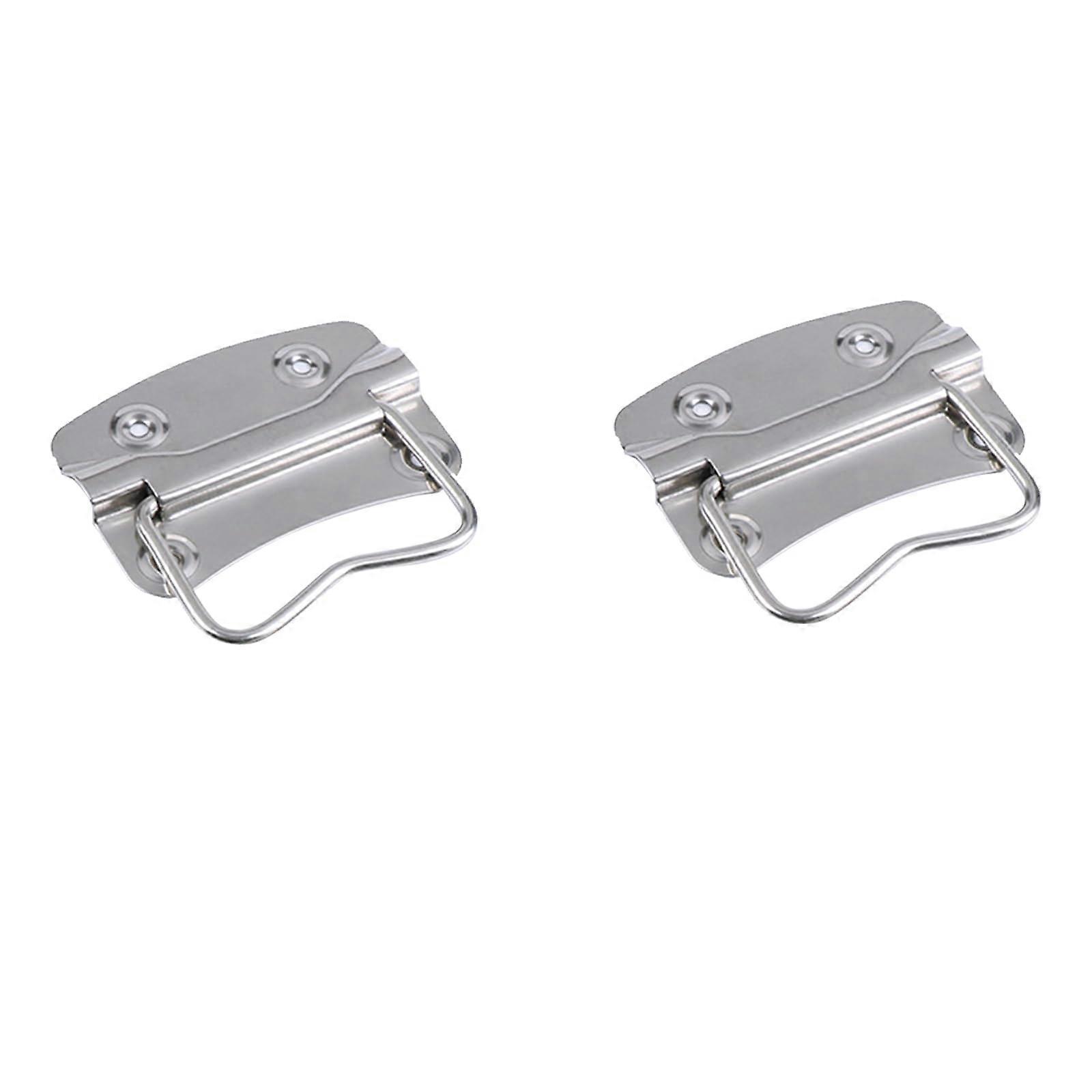 2 Pcs Stainless Steel Pull Handles 100mm Durable Cabinet Drawer and Storage Box Hardware