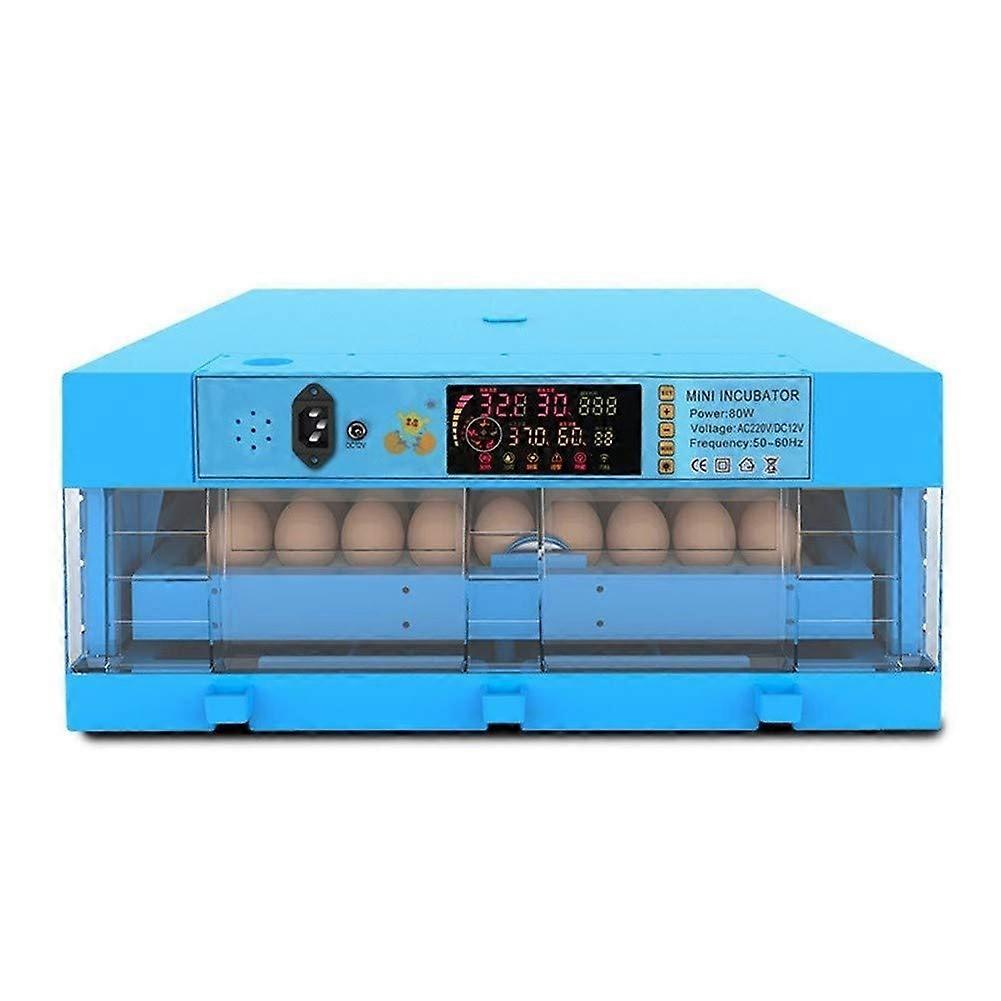 Egg Incubator 64 Eggs Digital Automatic Hatcher with Temperature and Humidity Control for Poultry