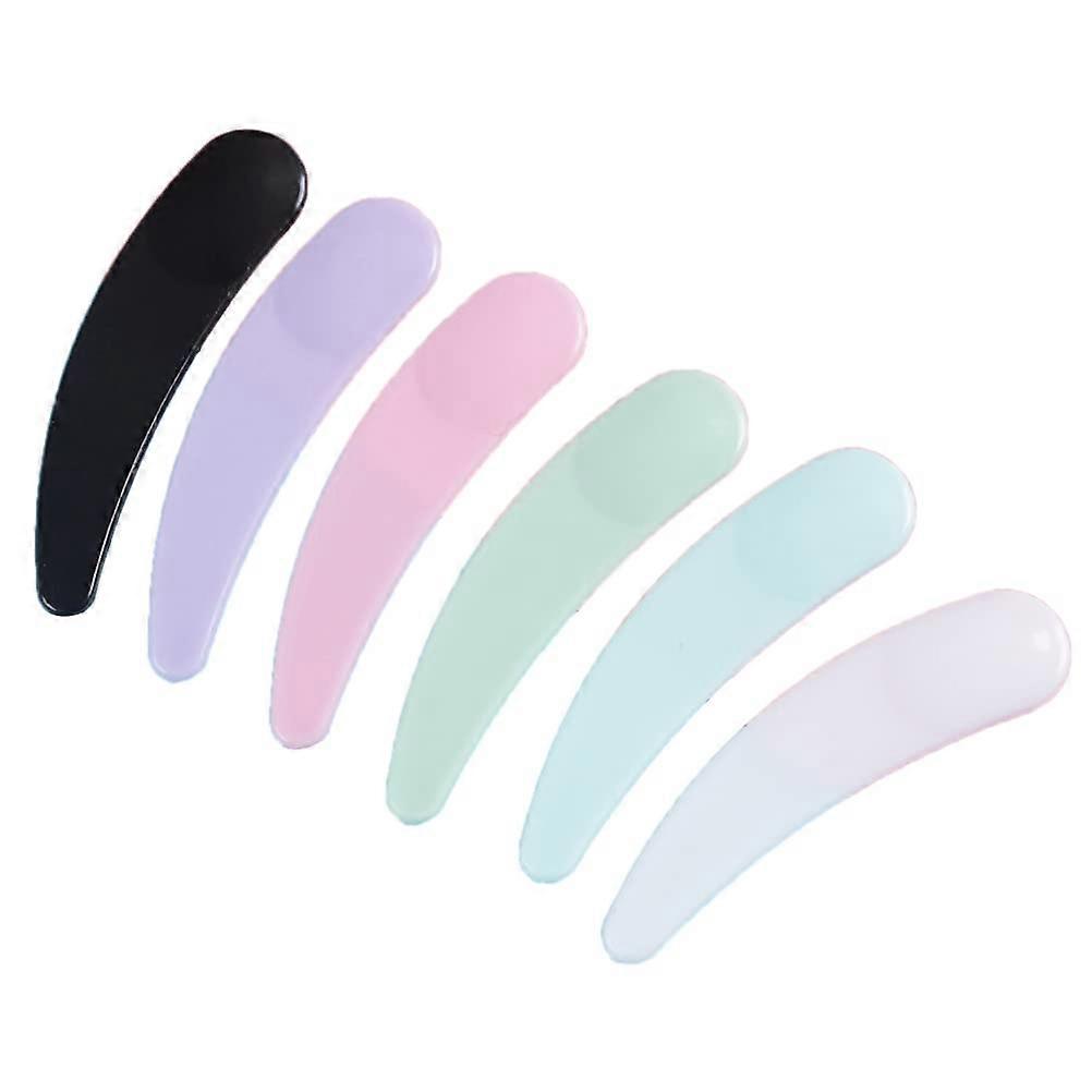 50 Pack Disposable Makeup Spatulas for Precise Cream Application, MultiColor Cosmetic Spatula Set