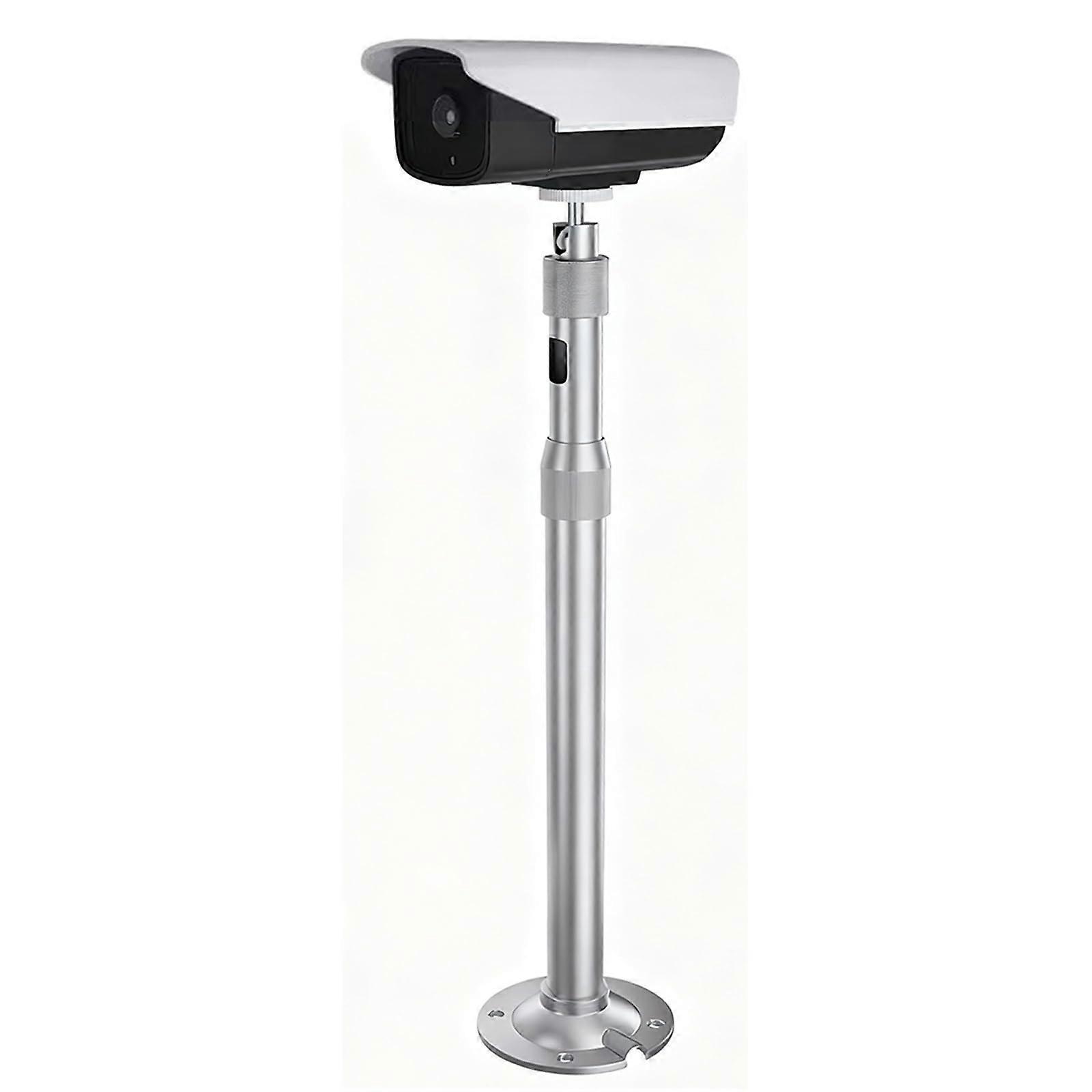 Security Camera Mounting Bracket, Weatherproof Adjustable CCTV Pole with 360° Rotation, 100200cm