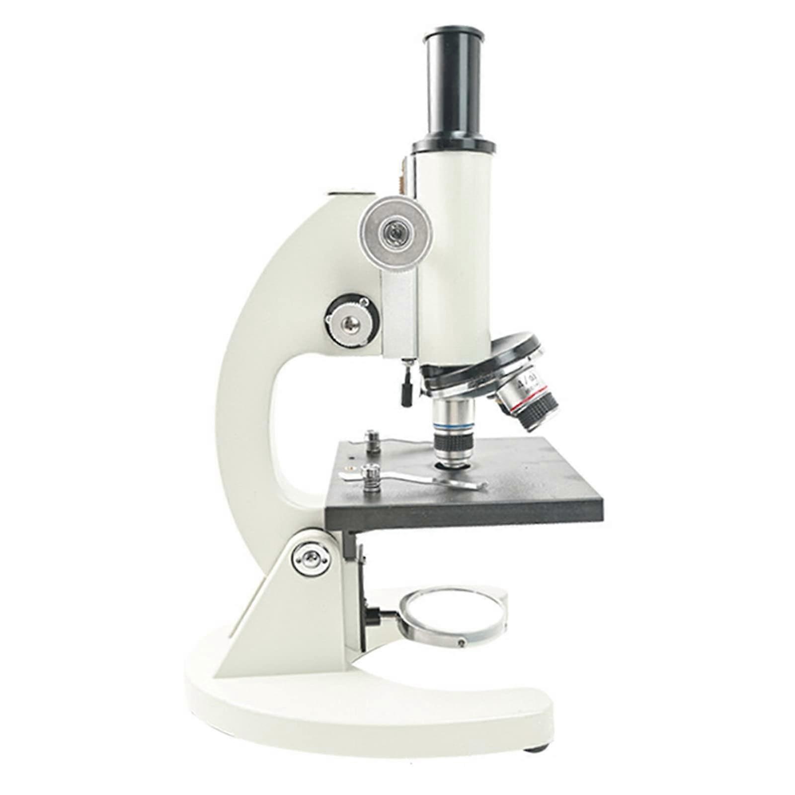 Children's Microscope with LED Light, Student Science Kit, 10000X Dual Focus Educational Set