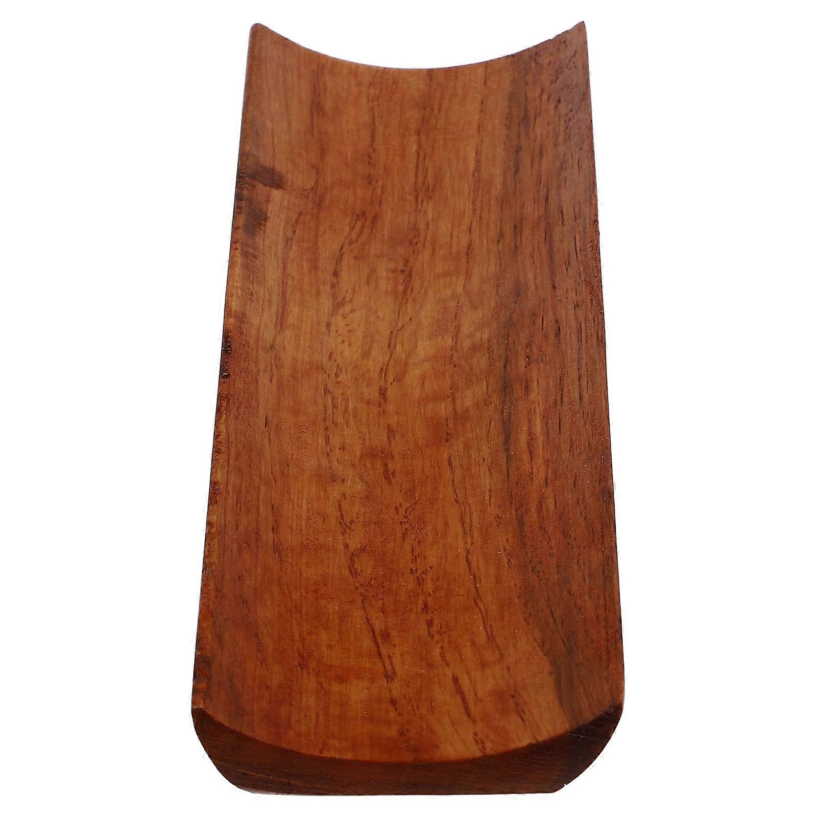 Long Sushi Plate For Restaurants Coffee Color Rectangular Food Serving 1Set