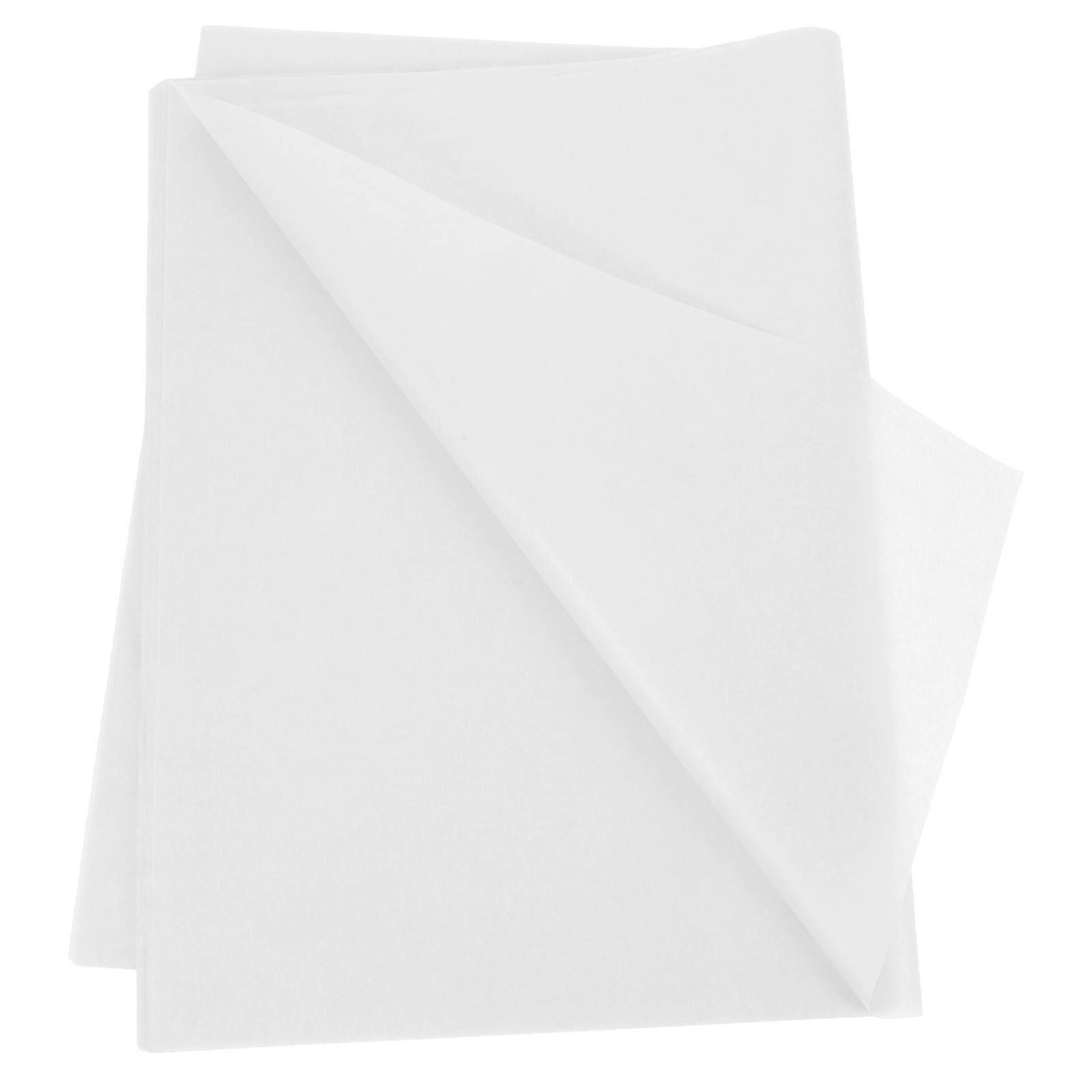 Handmade Tissue Paper Flower Wrapping for 100Pcs White Craft Packaging Paper