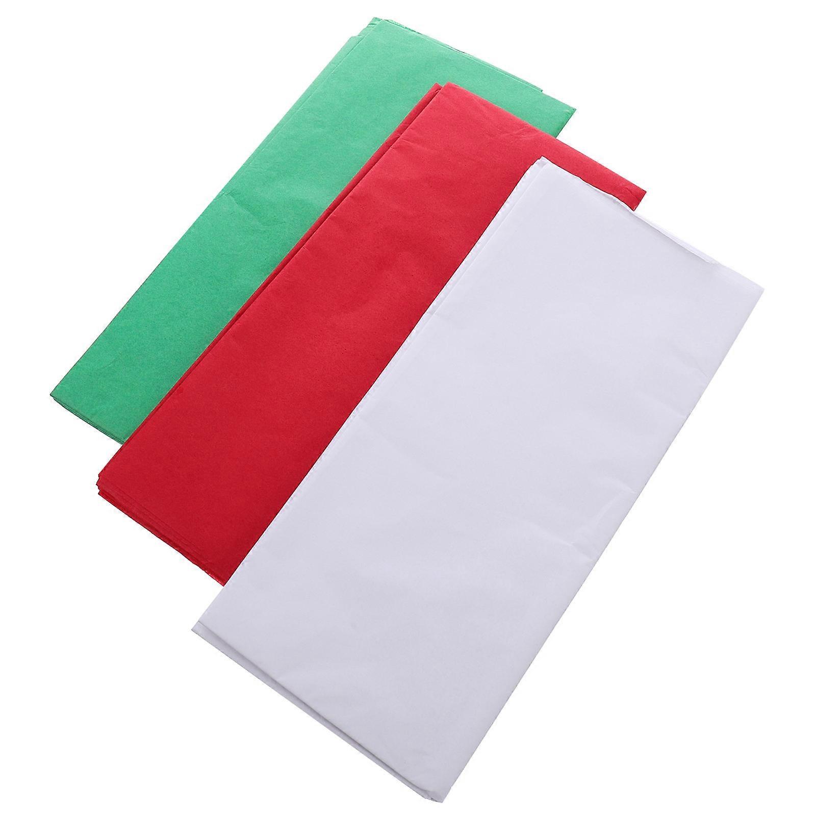 Thin Paper Christmas Gift Wrapping Paper for Decor 30Pcs Assorted Color Sheets