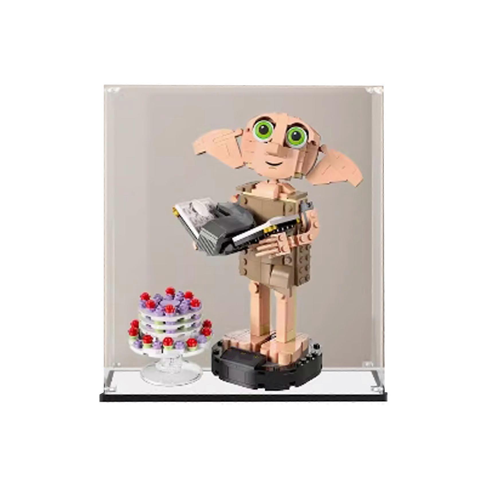 Acrylic Display Case for  Pixie Model Dustproof Clear Showcase with 360° Viewing, 2mm Mirror