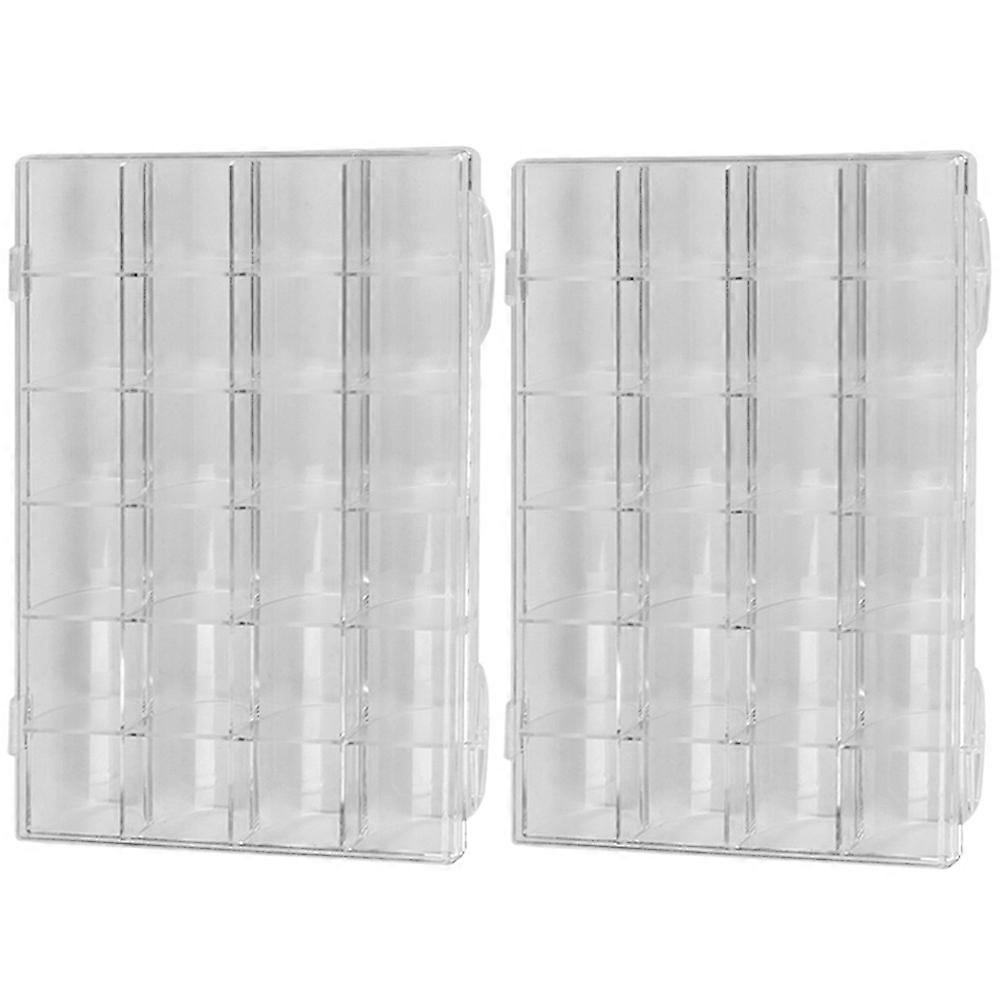 Nail Art Decor Box Compartment for Manicure Storage 8Pcs Organizer