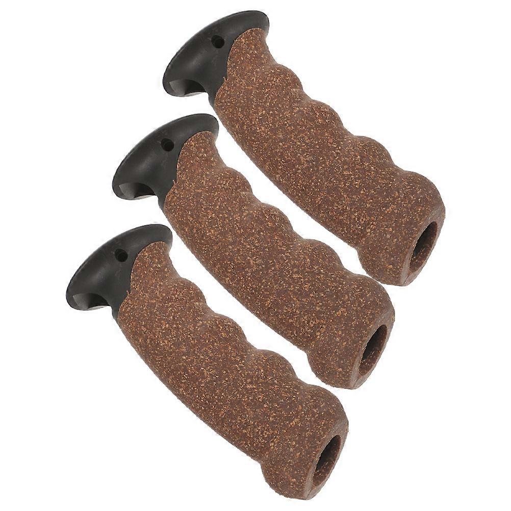 Cork Handle Grip for Trekking and Ski Poles Better Control 3Pcs