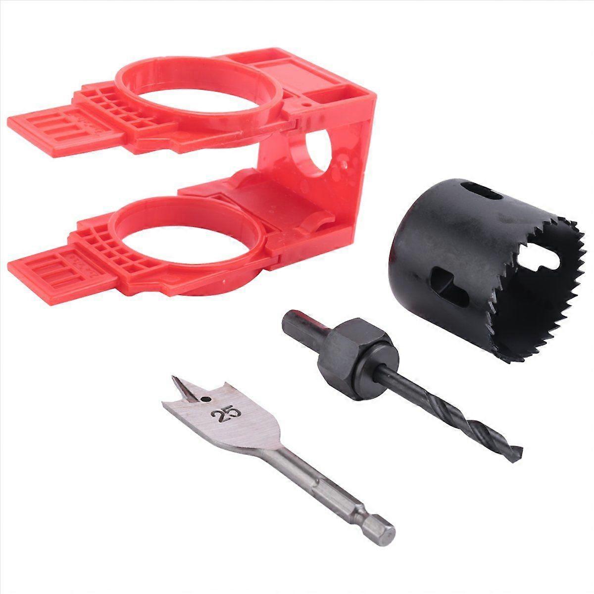 Door Lock Installation Kit,for Deadbolts Locksets with Guide Template