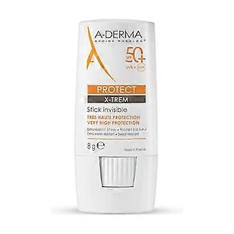 A-derma protect x-trem stick invisible spf50+ 8g