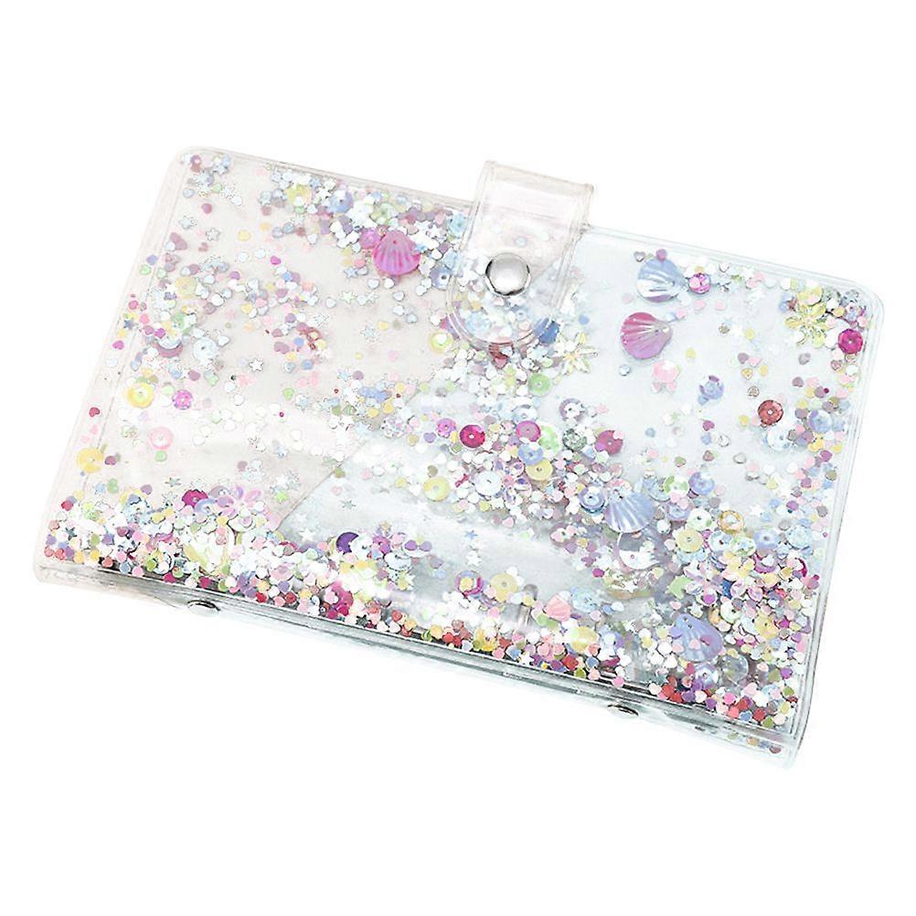 Loose-leaf Notebook Shell Sequin Binder Planner Cover Notepad Shell Personal Scrapbook Binder