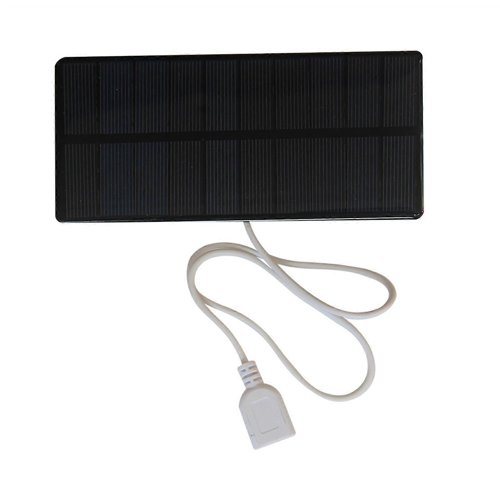 Solar Panel USB Phone Charger High Conversion Rate Compact Lightweight Universal 1.8W 5V Single