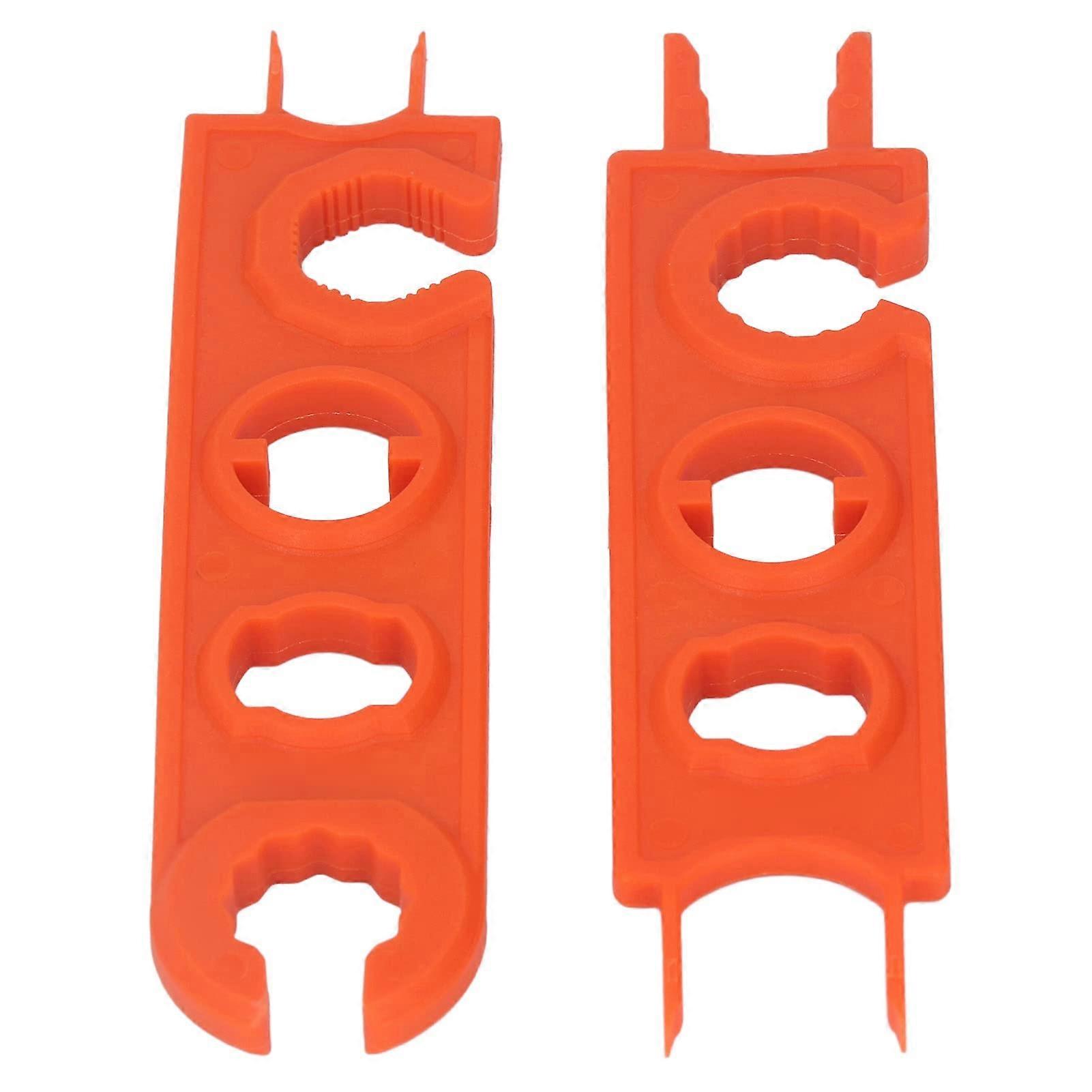 Solar Panel Connector Wrench Set, PV Spanner PPO PSA, Prevent Damage, Bright Orange, 2Pcs