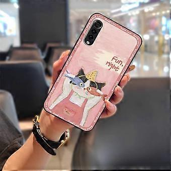 Coque de téléphone LG Velvet en silicone souple compatible 4G/5G – Imperméable, résistante à la poussière et aux chocs, avec un adorable motif dessin animé