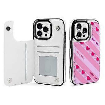 Wallet Case for iPhone 16 Pro PU Leather Detachable Flip Cover with Card Holder RFID Blocking Shockproof Slim Design
