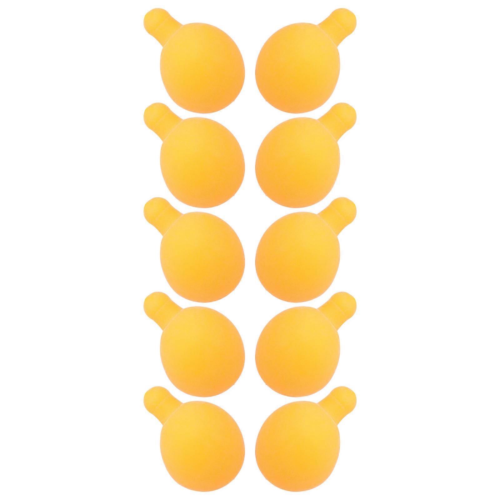 Orange DIY Squishy Maker Refill Pressable Bubble Inserts for Stress Ball Components 10Pcs