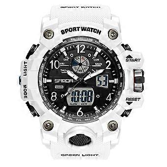 SANDA Teenagers Sports Electronic Watch Men Wristwatch