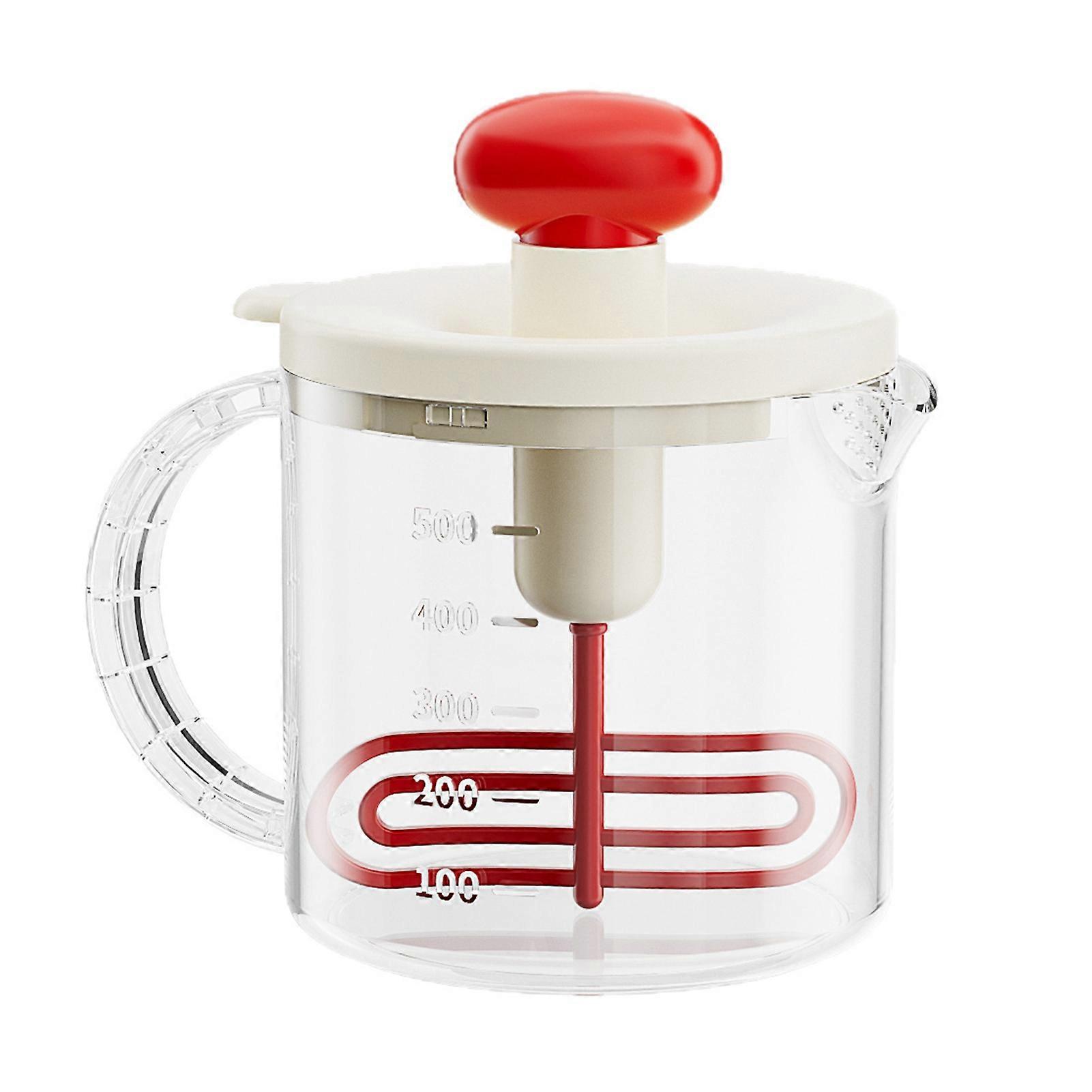 Push Down Egg Beater for Milk and Pancake Mixing