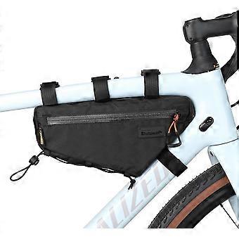Quadro frontal de bicicleta Bolsa Bicicleta sob o tubo superior Triângulo Bolsa Leve 1.7L Acessórios de ciclismo Bolsa de nylon para mountain bike de estrada