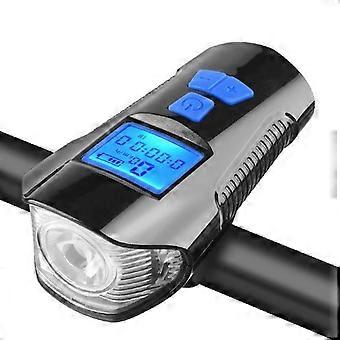 Blå oppladbare LED sykkel baklys, sykkel speedometer