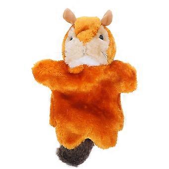 Squirrel Hand Puppet Animal Plush Toy for Interactive Play