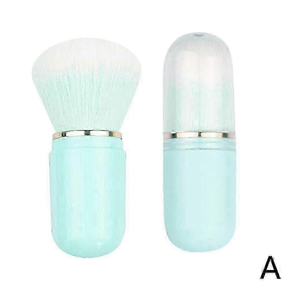 Retractable Makeup Brush Portable Mini Retractable Cosmetic Blush