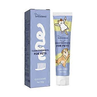 Pet Toothpaste for Dogs & Cats  Tartar Control, Whitening, Breath Freshening Gel, Lemon & Vitamin Formula