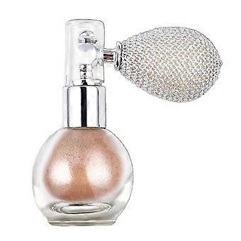 prodef Glitter Body Makeup Puder Lätt Textur Jämnt Spray Glansig Hud Highlighter Puder för Axlar Arm Ben Champagne Intelligence