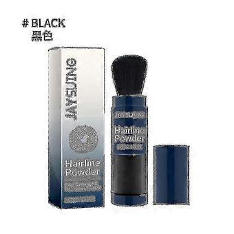 Jaysuing Hair Fiber Powder Thick Fluffy Color Fill Oil Control Black 8g-XWD