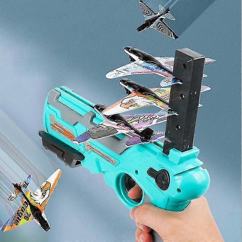 Flygplan Launcher Bubble Catapult Plane Leksak Ejection Skum Flygplan Spel