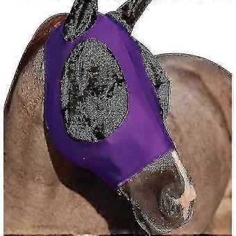 Ademend vliegenmasker voor paarden ter bescherming tegen muggen en insecten, lichtgewicht capuchon voor comfort en veiligheid van paarden