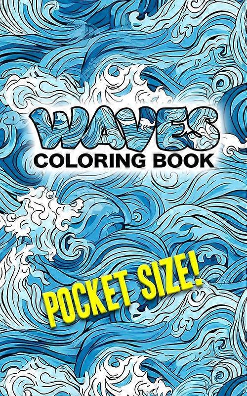 Waves Coloring Book Pocket-sized Edition