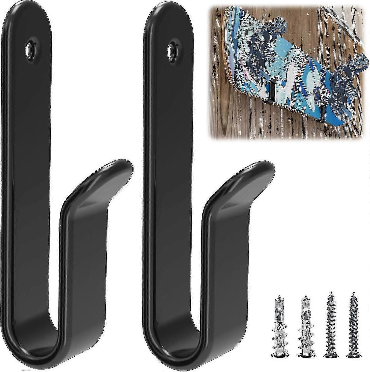 Rubber-Coated Horizontal Board Wall Clips