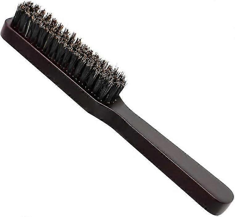 Beard Brush With Handle, Boar Bristle Beard Styling Brush