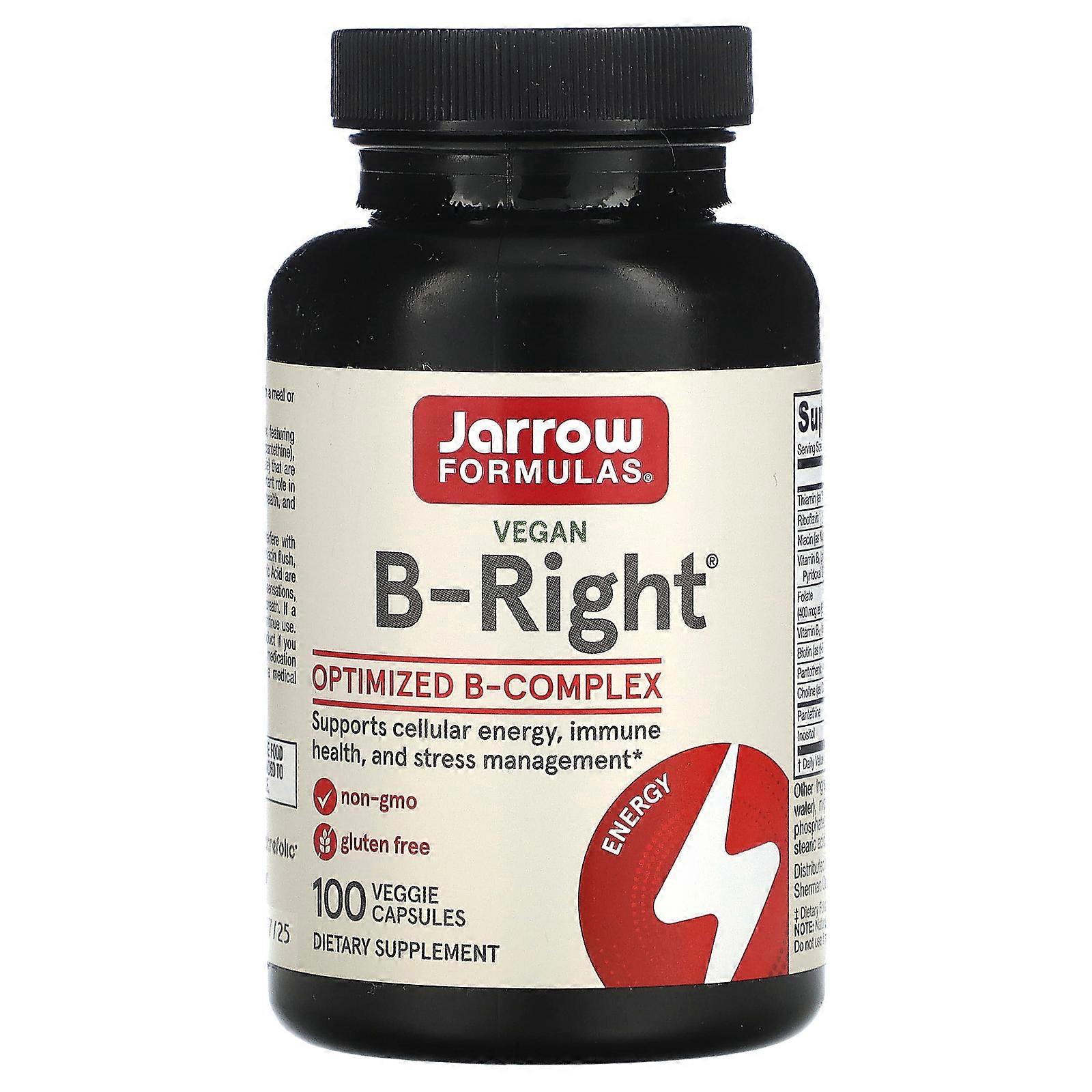 Jarrow Formulas, B-Right, 100 Veggie Capsules