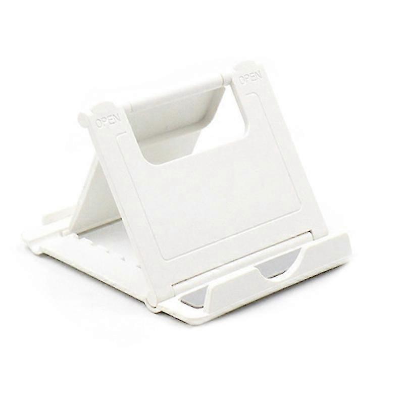 Portable tablet stand, double foldable, white-SSZFV