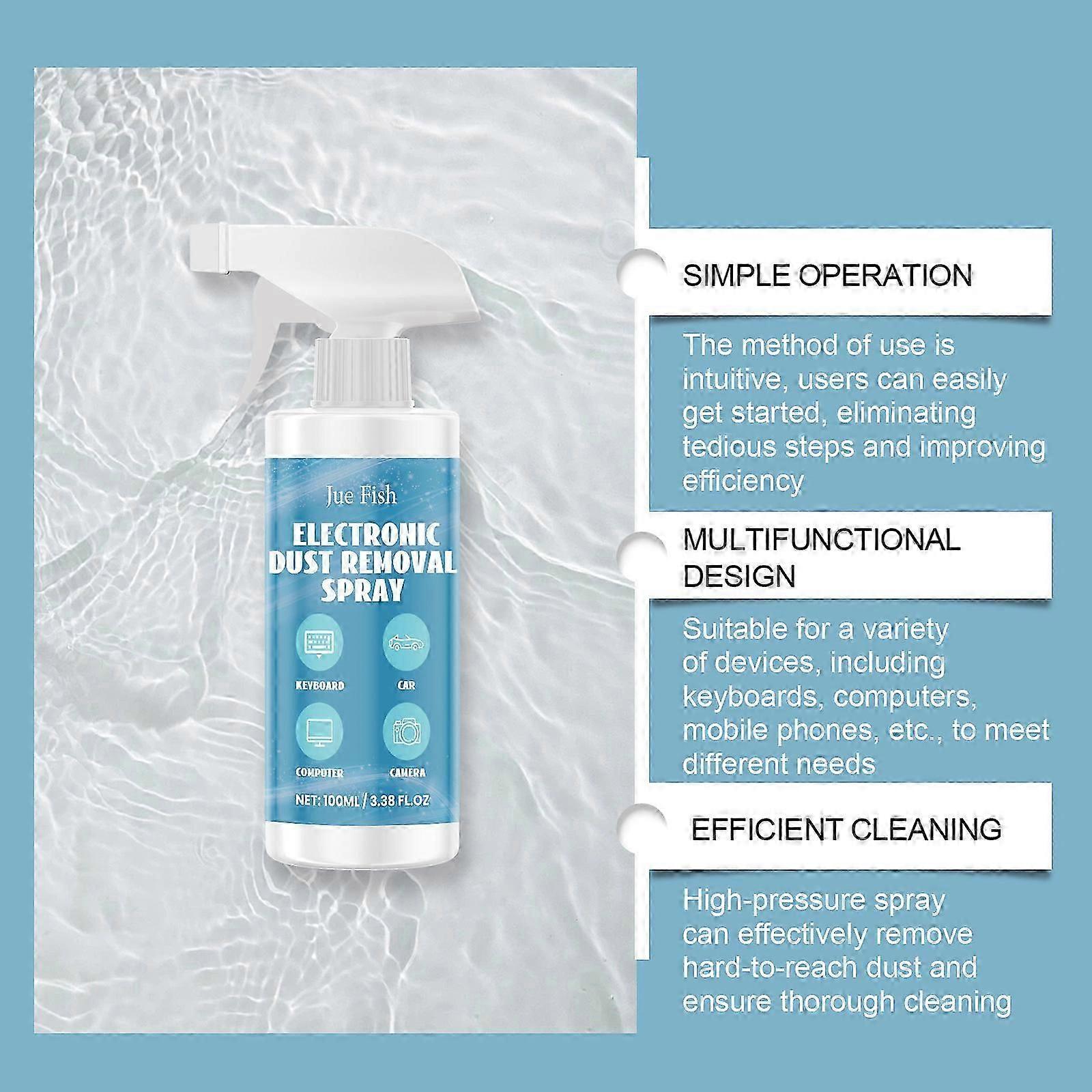 Electronic Dusting Spray Laptop Keyboard Cleaner Multi-Purpose Air Dusting Spray